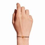 Bracelet Dinh Van Menottes sur Cordon XS Or Jaune