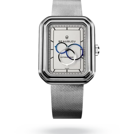 Montre Beaubleu Ecce Figura Alba Auto Cadran Blanc Bracelet Acier