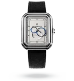 Montre Beaubleu Ecce Figura Alba Auto Cadran Blanc Bracelet Cuir