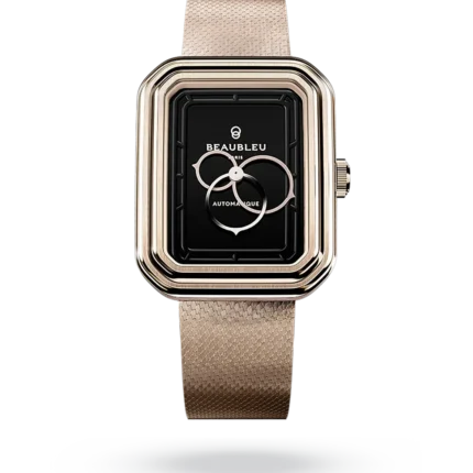 Montre Beaubleu Ecce Figura Onyx Auto Cadran Noir Bracelet Acier