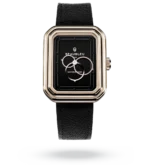 Montre Beaubleu Ecce Figura Onyx Auto Cadran Noir Bracelet Cuir