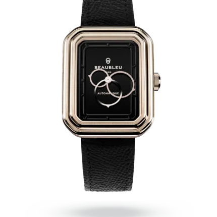 Montre Beaubleu Ecce Figura Onyx Auto Cadran Noir Bracelet Cuir