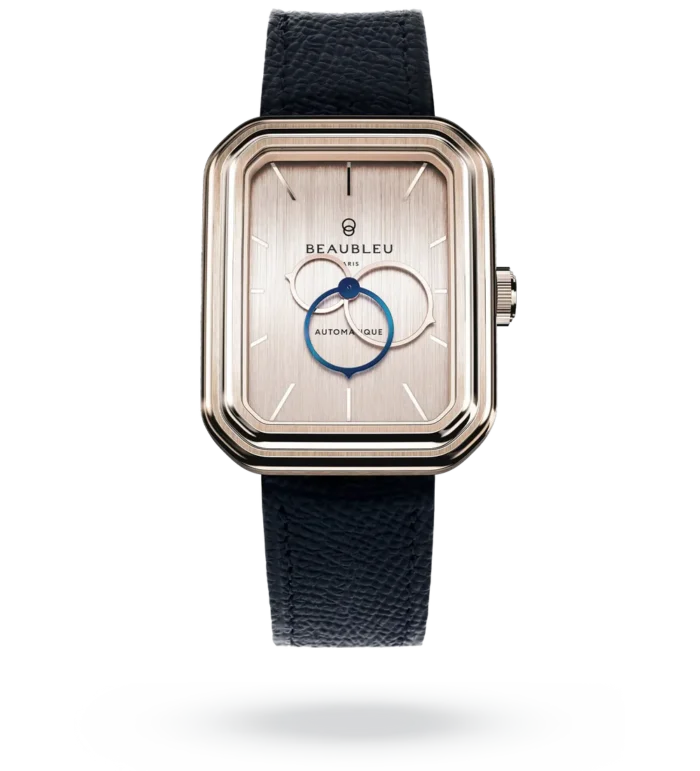 Montre Beaubleu Ecce Figura Sienna Auto Cadran Rose Gold Bracelet Cuir