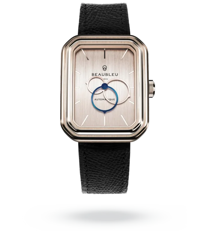 Montre Beaubleu Ecce Figura Sienna Auto Cadran Rose Gold Bracelet Cuir