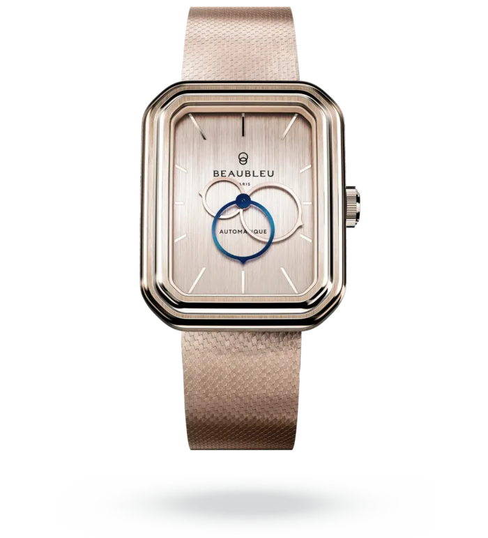 Montre Beaubleu Ecce Figura Sienna Auto Cadran Rose Gold Bracelet Acier