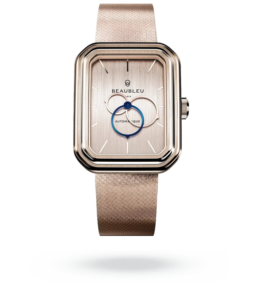Montre Beaubleu Ecce Figura Sienna Auto Cadran Rose Gold Bracelet Acier