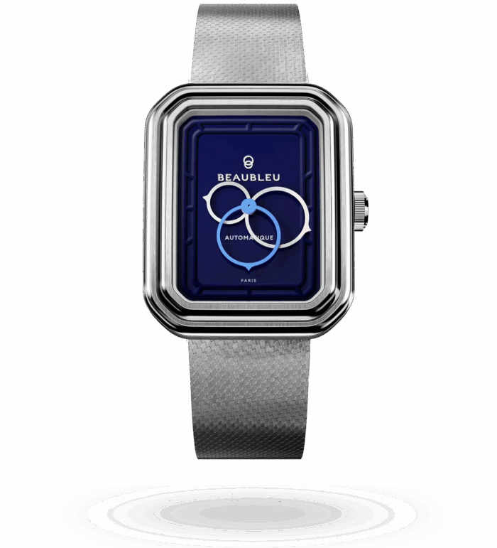 Montre Beaubleu Ecce Figura Smalt Auto Cadran Bleu