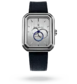 Montre Beaubleu Ecce Figura Vesperal Auto Cadran Argenté Bracelet Cuir