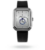 Montre Beaubleu Ecce Figura Vesperal Auto Cadran Argenté Bracelet Cuir