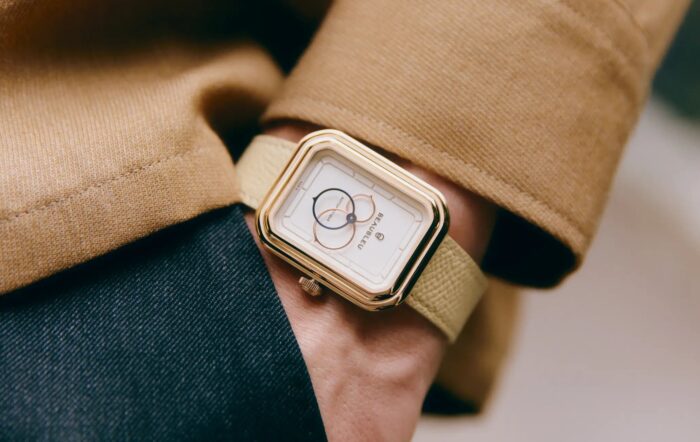 Montre Beaubleu Ecce Figura Lys Auto Cadran Blanc Bracelet Acier