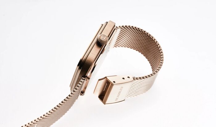 Montre Beaubleu Ecce Figura Lys Auto Cadran Blanc Bracelet Acier