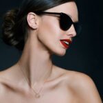 Collier La Brune & La Blonde Lune & Soleil Plein Soleil Diamant Or Jaune