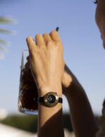 Montre MARCH LA.B Lady Volante Supreme Caviar Quartz Cadran Noir Bracelet Cuir 30MM