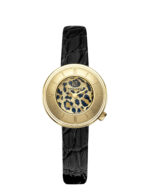 Montre MARCH LA.B Lady Volante Cheetah Quartz Cadran Léopard Nacre Bracelet Cuir 30MM