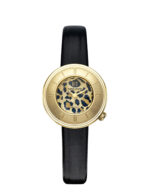 Montre MARCH LA.B Lady Volante Cheetah Quartz Cadran Léopard Nacre Bracelet Cuir 30MM