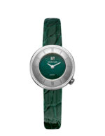 Montre MARCH LA.B Lady Volante Caviar Forest Quartz Cadran Vert Bracelet Cuir
