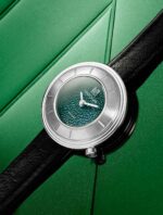 Montre MARCH LA.B Lady Volante Caviar Forest Quartz Cadran Vert Bracelet Cuir