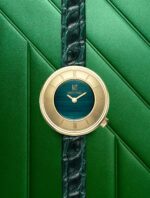 Montre MARCH LA.B Lady Volante Malachite Quartz Cadran Vert Bracelet Cuir 30MM