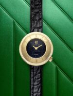 Montre MARCH LA.B Lady Volante Supreme Caviar Quartz Cadran Noir Bracelet Cuir 30MM