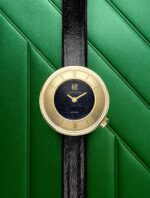 Montre MARCH LA.B Lady Volante Supreme Caviar Quartz Cadran Noir Bracelet Cuir 30MM