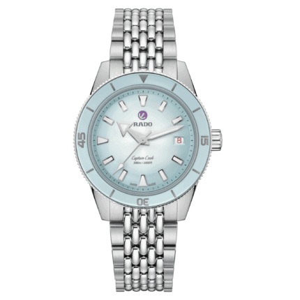 Montre Rado Captain Cook Auto Cadran Bleu Bracelet Acier 39MM