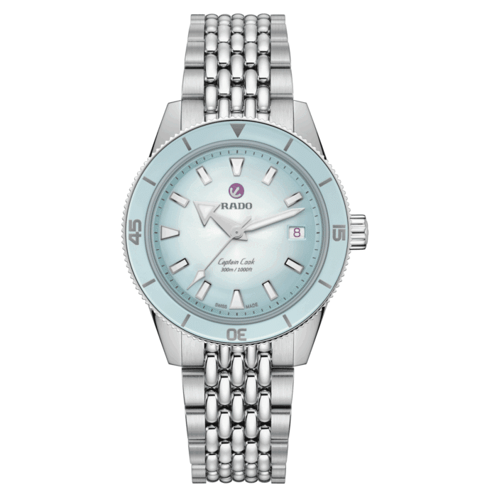 Montre Rado Captain Cook Auto Cadran Bleu Bracelet Acier 39MM