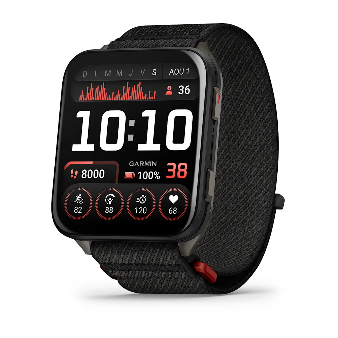 Montre Garmin Venu X1 Noir Connectée Bracelet Textile