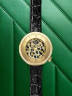 Montre MARCH LA.B Lady Volante Cheetah Quartz Cadran Léopard Nacre Bracelet Cuir 30MM