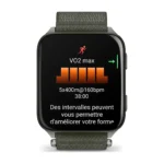 Montre Garmin Venu X1 Vert Moss Connectée Bracelet Textile