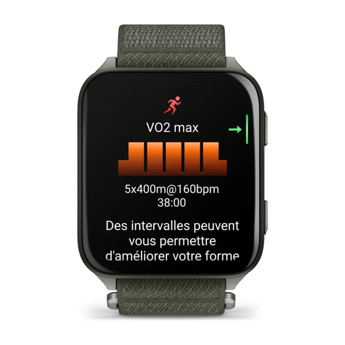 Montre Garmin Venu X1 Vert Moss Connectée Bracelet Textile