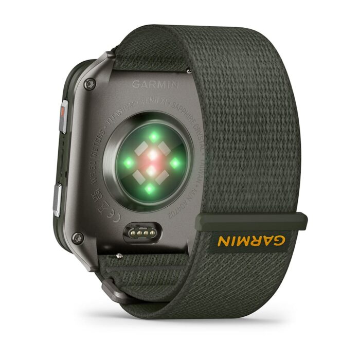 Montre Garmin Venu X1 Vert Moss Connectée Bracelet Textile