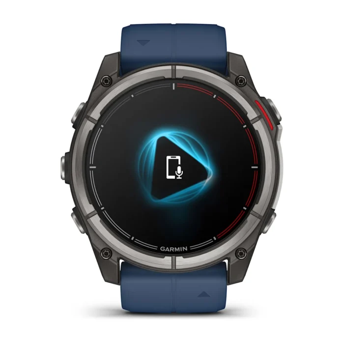 Montre Garmin Connectée Quatix 8 Amoled Marine Bracelet Caoutchouc 51MM