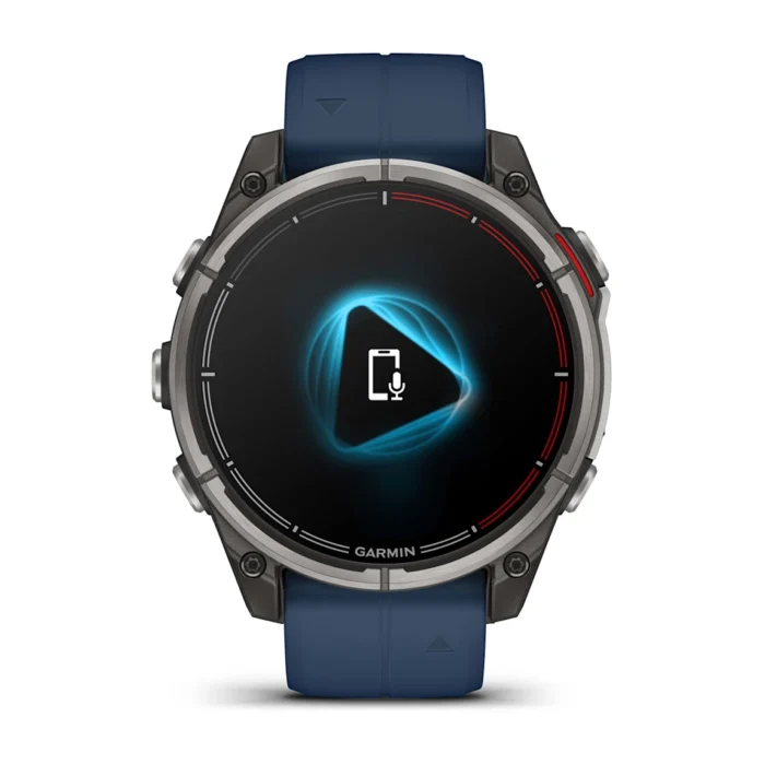 Montre Garmin Connectée Quatix 8 Amoled Marine Bracelet Caoutchouc 47MM