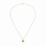 Pendentif Dinh Van Menottes Petit Modèle Malachite Or Jaune