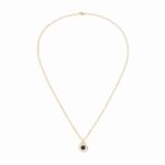 Pendentif Dinh Van Menottes Petit Modèle Lapis Lazuli Or Jaune