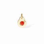 Pendentif Dinh Van Menottes Petit Modèle Corail Or Jaune