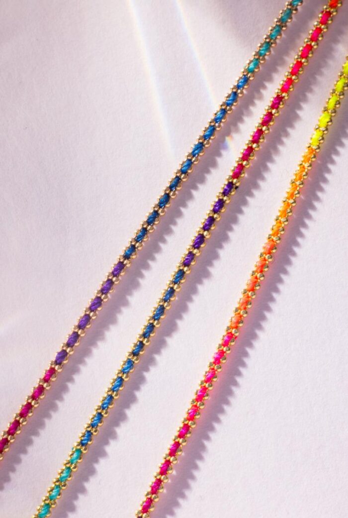 Bracelet Redline Aurore Rainbow Or