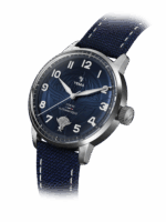 Montre Yema Flygraf CPA10 CMM.10 Cadran Bleu Bracelet Textile 40MM
