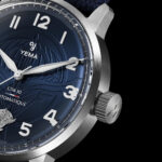 Montre Yema Flygraf CPA10 CMM.10 Cadran Bleu Bracelet Textile 40MM