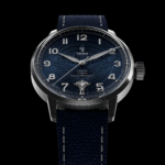 Montre Yema Flygraf CPA10 CMM.10 Cadran Bleu Bracelet Textile 40MM