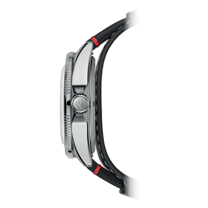 Montre Mido Ocean Star Worldtimer Auto Cadran Blanc Bracelet Cuir 40.5MM