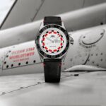 Montre Mido Ocean Star Worldtimer Auto Cadran Blanc Bracelet Cuir 40.5MM