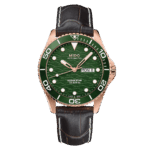 Montre Mido Ocean Star 200C Auto Cadran Vert Bracelet Cuir 42.5MM