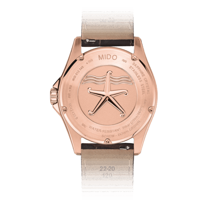 Montre Mido Ocean Star 200C Auto Cadran Vert Bracelet Cuir 42.5MM