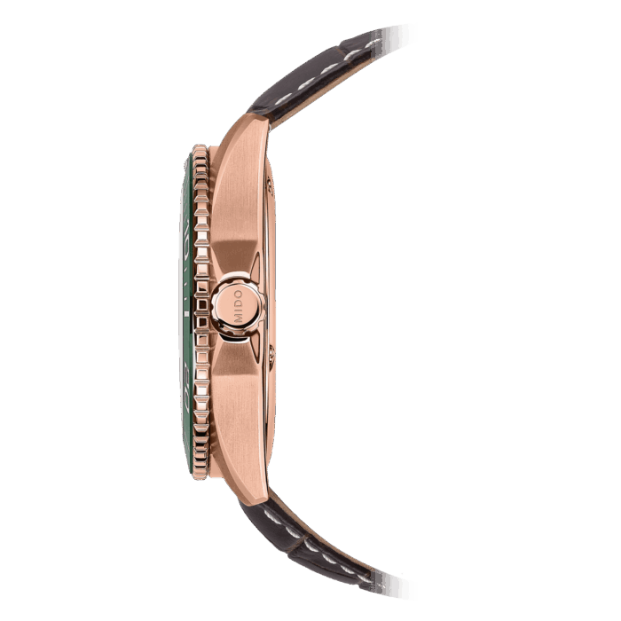 Montre Mido Ocean Star 200C Auto Cadran Vert Bracelet Cuir 42.5MM