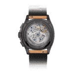 Montre Mido Multifort TV Chronograph Auto Cadran Noir Bracelet Acier + Cuir 42MM
