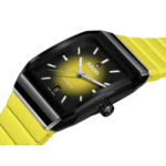 Montre Rado Anatom Automatic Cadran Jaune Bracelet Caoutchouc