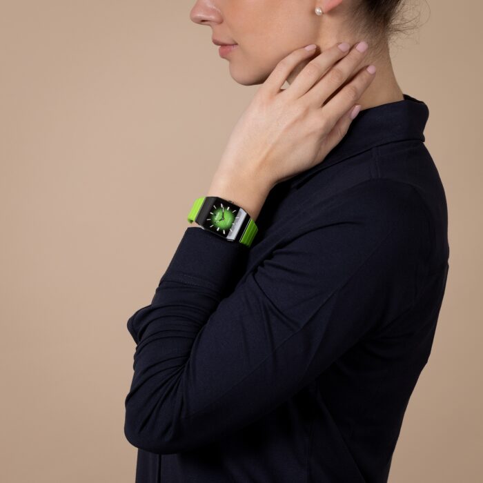 Montre Rado Anatom Automatic Cadran Vert Bracelet Caoutchouc