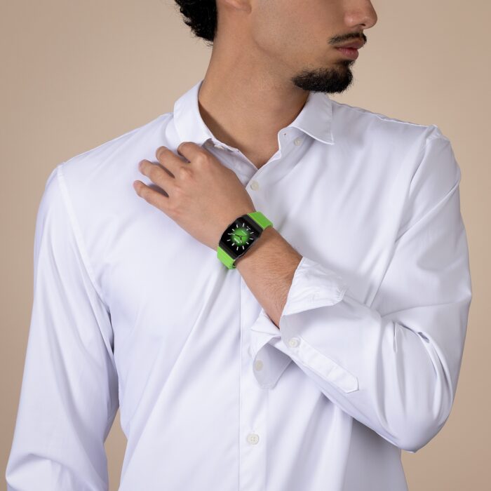 Montre Rado Anatom Automatic Cadran Vert Bracelet Caoutchouc