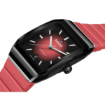Montre Rado Anatom Automatic Cadran Rouge Bracelet Caoutchouc